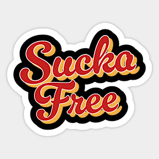 Sucka Free 80's Sticker